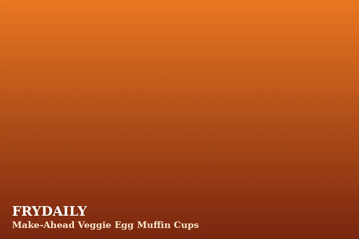 Make-ahead veggie egg muffin cups with peppers, spinach and melted cheddar in a muffin tin