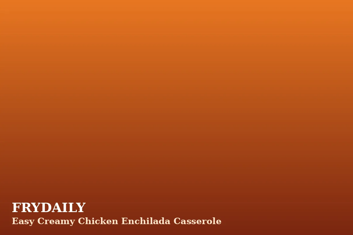 Easy creamy chicken enchilada casserole in a baking dish with bubbling cheese, layered tortillas and green chile sauce