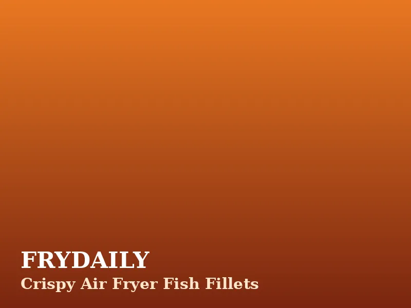 Crispy air fryer fish fillets with golden panko crust on a plate with lemon wedges