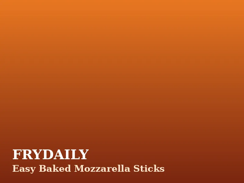 Easy baked mozzarella sticks with golden panko crust and marinara sauce for dipping
