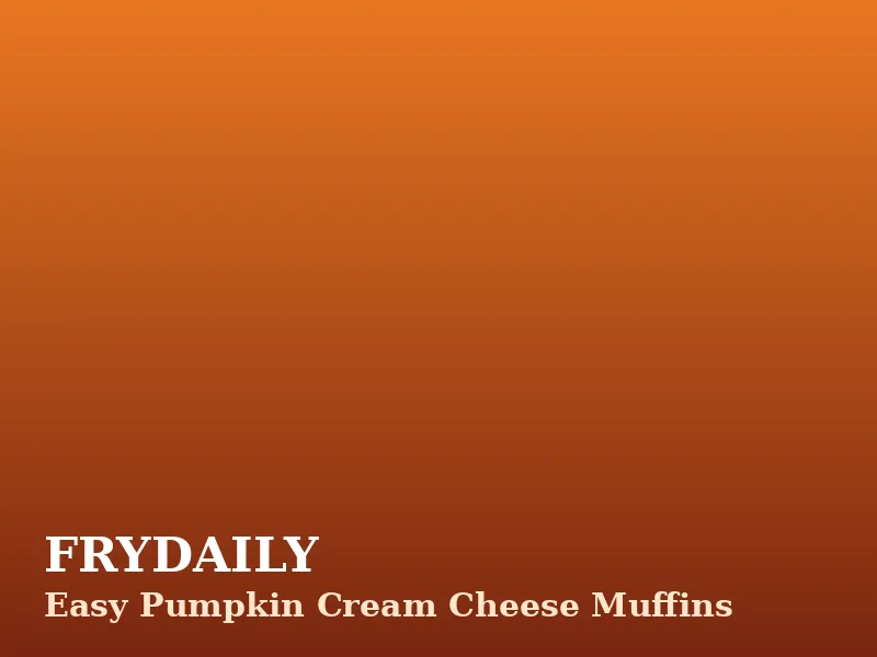 Easy pumpkin cream cheese muffins on a cooling rack, one split open to show the cream cheese center