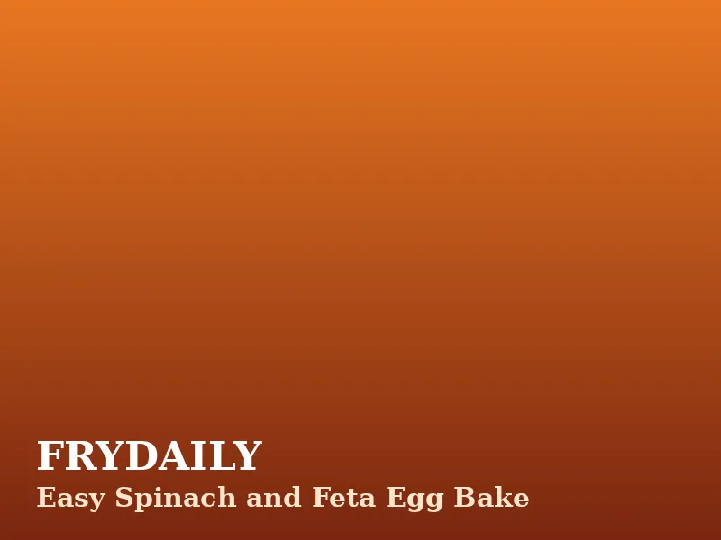 Easy spinach and feta egg bake in a baking dish, sliced into squares with visible spinach and feta